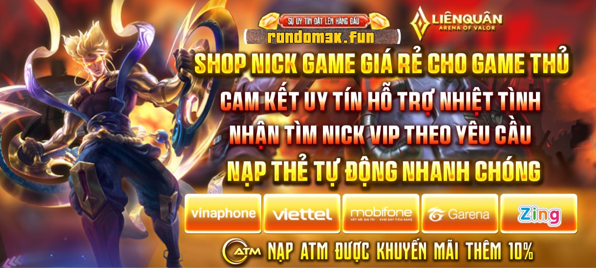 Shop Acc Liên Quân, Giá Rẻ